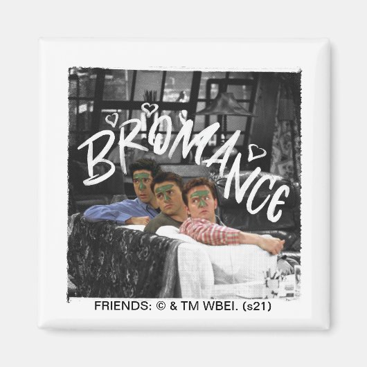 FRIENDS™ | ロス、ジョーイ、チャンドラーのブラ友 マグネット (正面)