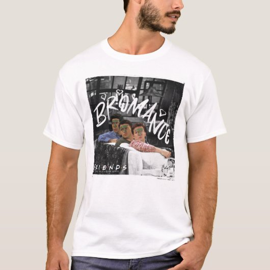 FRIENDS™ | ロス、ジョーイ、チャンドラーのブラ友 Tシャツ (正面)