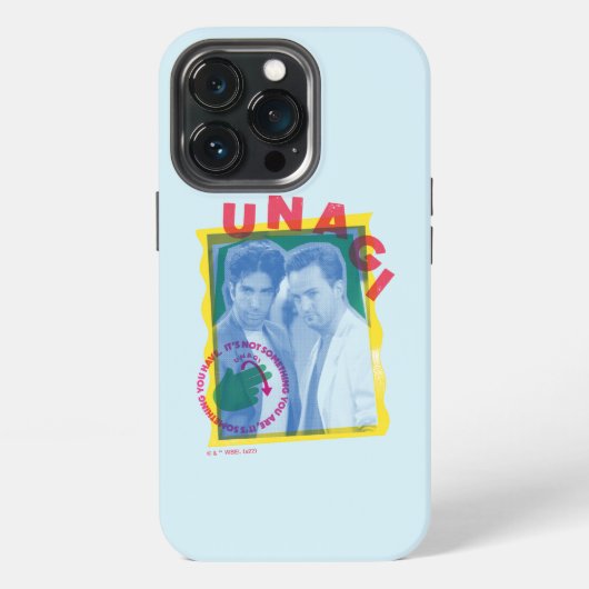 FRIENDS™ | ロス＆チャンドラー - うなぎ iPhoneケース (裏面)