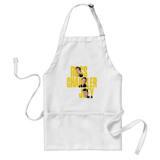 FRIENDS™ | ロス、チャンドラー、ジョーイ スタンダードエプロン (正面)