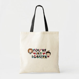 FRIENDS™ ロス&レイチェル ロブスター ちびキャラ トートバッグ