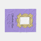 FRIENDS™写真 |新生児誕生の状態 フリースブランケット (正面(横))