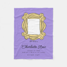 FRIENDS™写真 |新生児誕生の状態 フリースブランケット