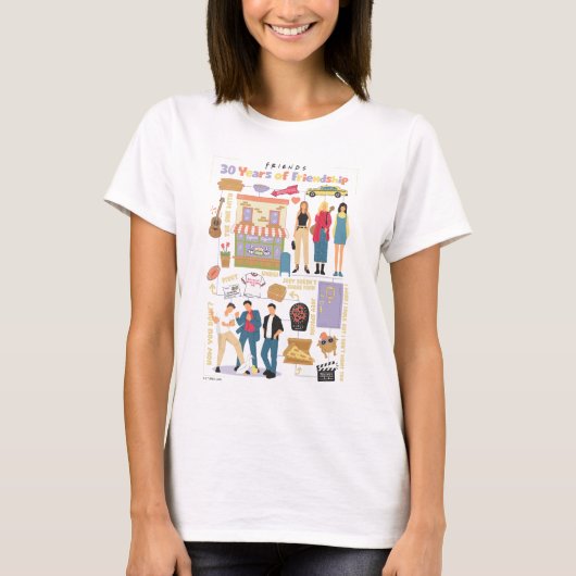 FRIENDS™ | 友情の30年 Tシャツ (正面)