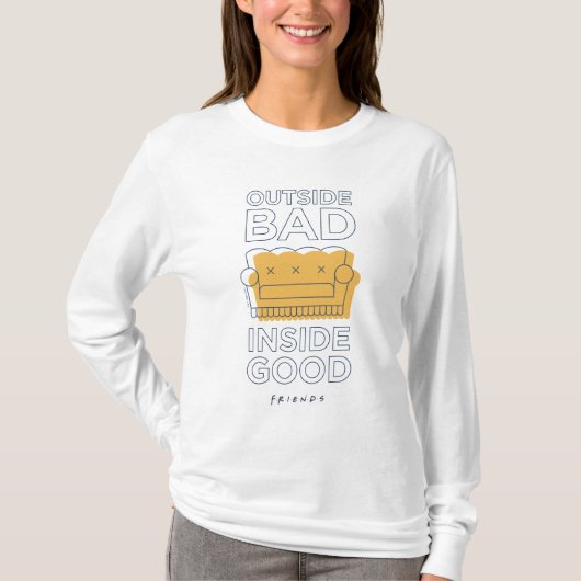 FRIENDS™ | 外は悪くて内は良い Tシャツ (正面)