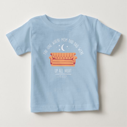 FRIENDS™ | 夜更かし ベビーTシャツ (正面)