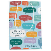 FRIENDS™ 引用パターン ミディアムペーパーバッグ (正面)