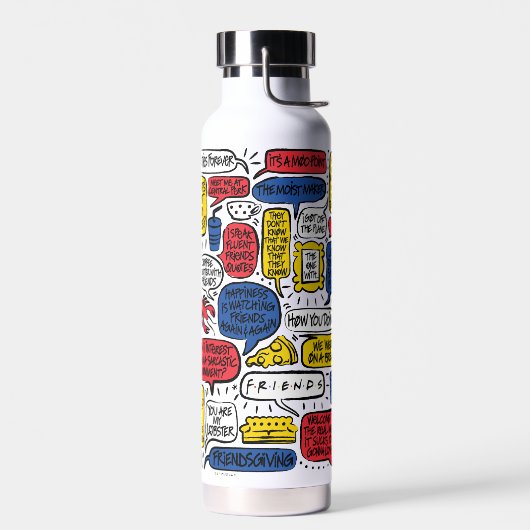 FRIENDS™引用文 ウォーターボトル (左面)