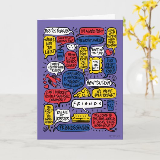 FRIENDS™引用文 カード (黄色い花)