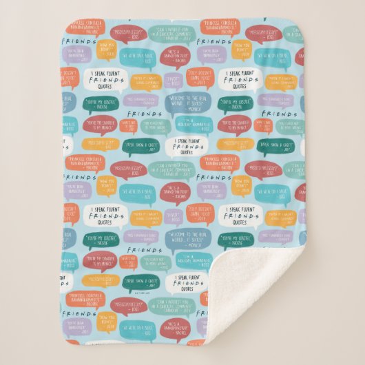 FRIENDS™引用文 シェルパブランケット (正面)
