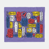 FRIENDS™引用文 フリースブランケット (正面(横))