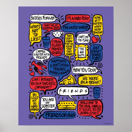 FRIENDS™引用文 ポスター (正面)