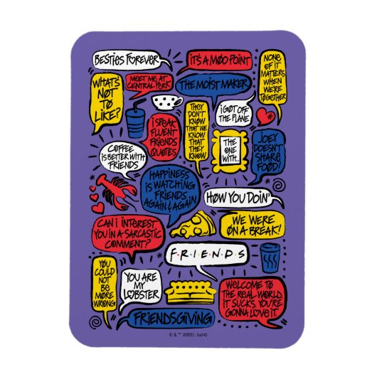 FRIENDS™引用文 マグネット (縦)