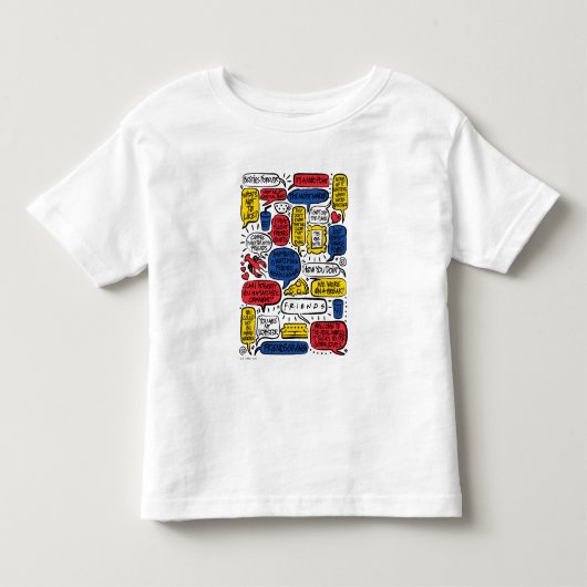 FRIENDS™ 引用 トドラーTシャツ (正面)