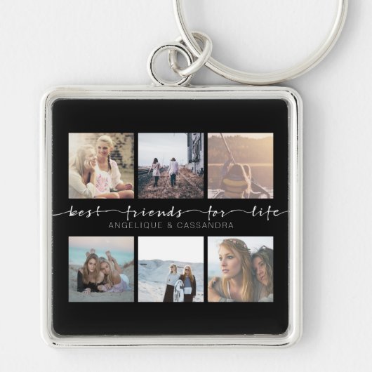 Friends 最高の for LifeタイポグラフィInstagram写真 キーホルダー (正面)