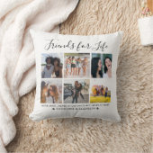 Friends 最高の for Life 6フォト引用文スクリプト クッション (ブランケット)