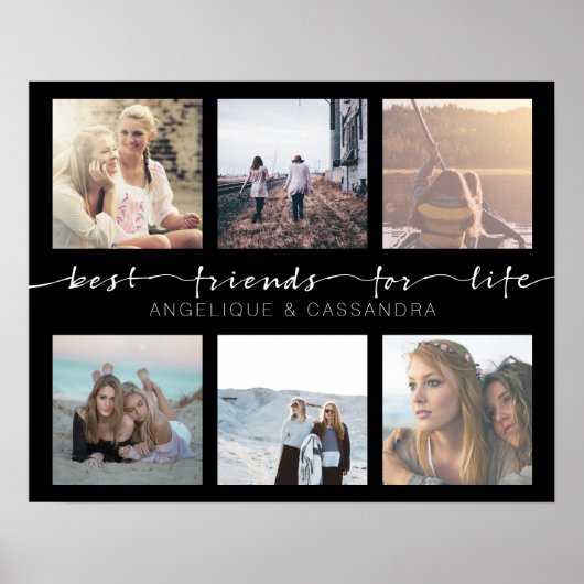 Friends 最高の for Life Instagramフォトタイポグラフィ ポスター (正面)