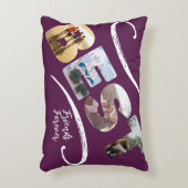 Friends 最高の Forever写真コラージュBFFギフトアクセント アクセントクッション (正面(垂直))