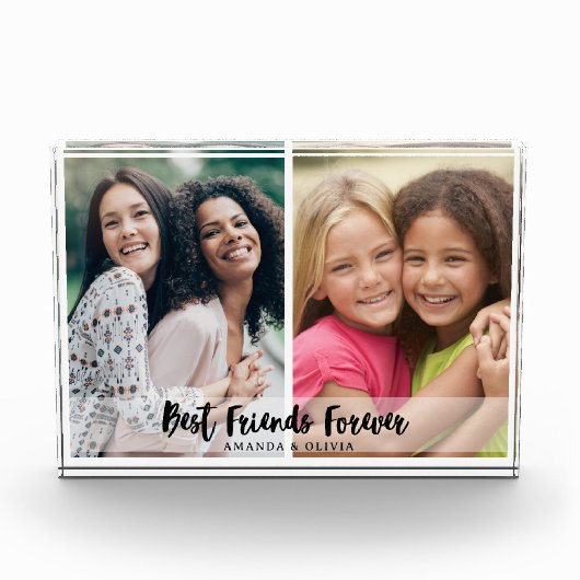 Friends 最高の Forever 2フォトコラージュキープサケ フォトブロック (正面)
