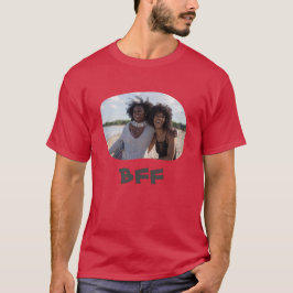 Friends 最高の Forever BFFが横向き写真をアップロード Tシャツ