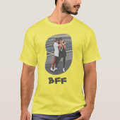 Friends 最高の Forever BFF Bestiesが写真をアップロード Tシャツ (正面)