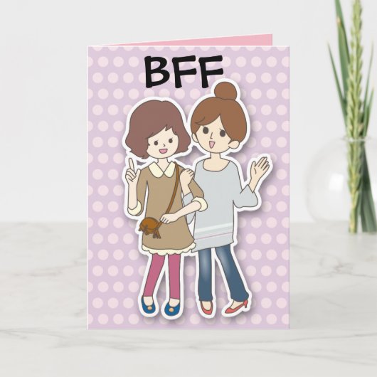 FRIENDS 最高の FOREVER BFF GREETING CARDS シーズンカード (正面)