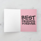 FRIENDS 最高の FOREVER BFF GREETING CARDS シーズンカード (内部)