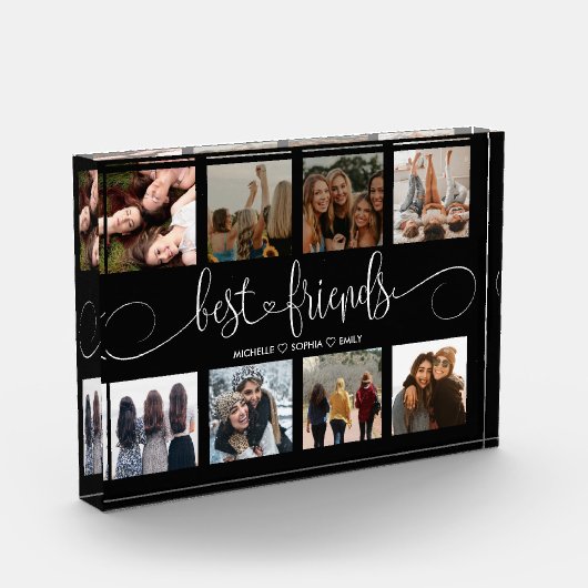 Friends 最高の Forever Photo Block Friendship Script フォトブロック (左)