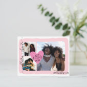 Friends 最高の Forever Photo Collage Galentine's Day シーズンポストカード (スタンド正面)