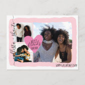Friends 最高の Forever Photo Collage Galentine's Day シーズンポストカード (正面)
