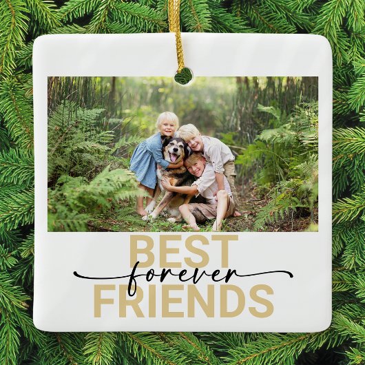 Friends 最高の Forever Photo Keepsake セラミックオーナメント