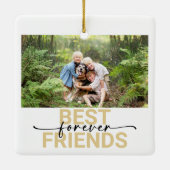 Friends 最高の Forever Photo Keepsake セラミックオーナメント (裏面)