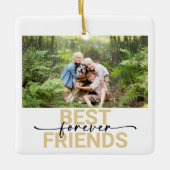 Friends 最高の Forever Photo Keepsake セラミックオーナメント (正面)