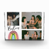 Friends 最高の Forever Rainbow Nameフォトコラージュ フォトブロック (正面)