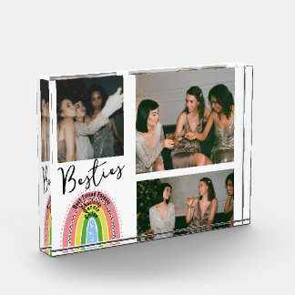 Friends 最高の Forever Rainbow Nameフォトコラージュ フォトブロック