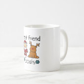 Friends 最高の Santa ClausとReindeer – クリスマス コーヒーマグカップ (正面右)