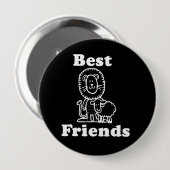 FRIENDS 最高の Tシャツ 缶バッジ (正面&裏面)