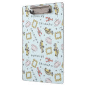 FRIENDS™水色アイコンのパターン クリップボード (左)