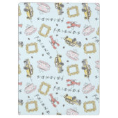 FRIENDS™水色アイコンのパターン クリップボード (裏面)