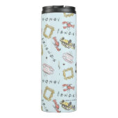 FRIENDS™水色アイコンのパターン タンブラー (裏面)