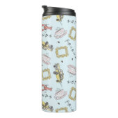 FRIENDS™水色アイコンのパターン タンブラー (回転右)