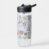 FRIENDS™漫画カラフルパターン ウォーターボトル (左面)