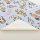 FRIENDS™漫画カラフルパターン シェルパブランケット (3/4)