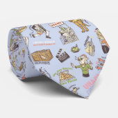 FRIENDS™漫画カラフルパターン ネクタイ (ロール)