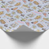 FRIENDS™漫画カラフルパターン ラッピングペーパー (角)