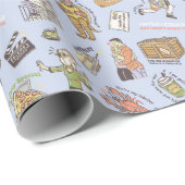 FRIENDS™漫画カラフルパターン ラッピングペーパー (ロールコーナー)