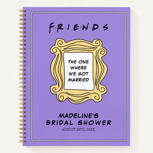 FRIENDS™ | 結婚式の記念日 ノートブック (正面)