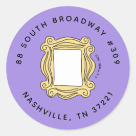 FRIENDS™ | 誕生日覗き穴フレーム 住所 ラウンドシール