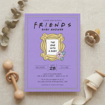 FRIENDS™ | 赤ちゃんのシャワーパーティーの招待状