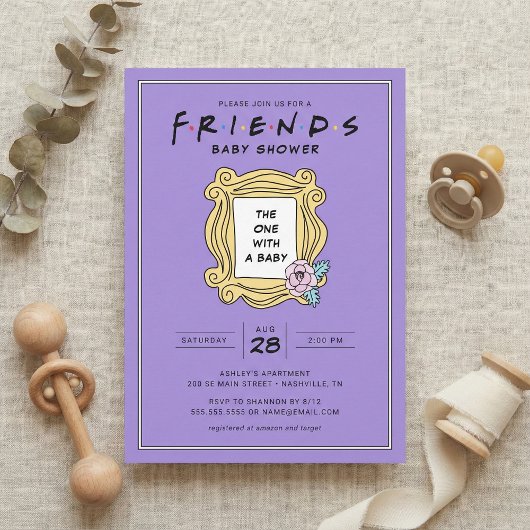FRIENDS™ | 赤ちゃんのシャワーパーティーの招待状 招待状